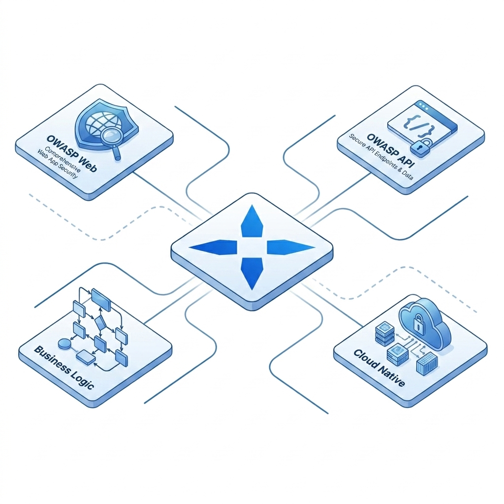 AI pentest coverage across web, API, mobile, cloud and network